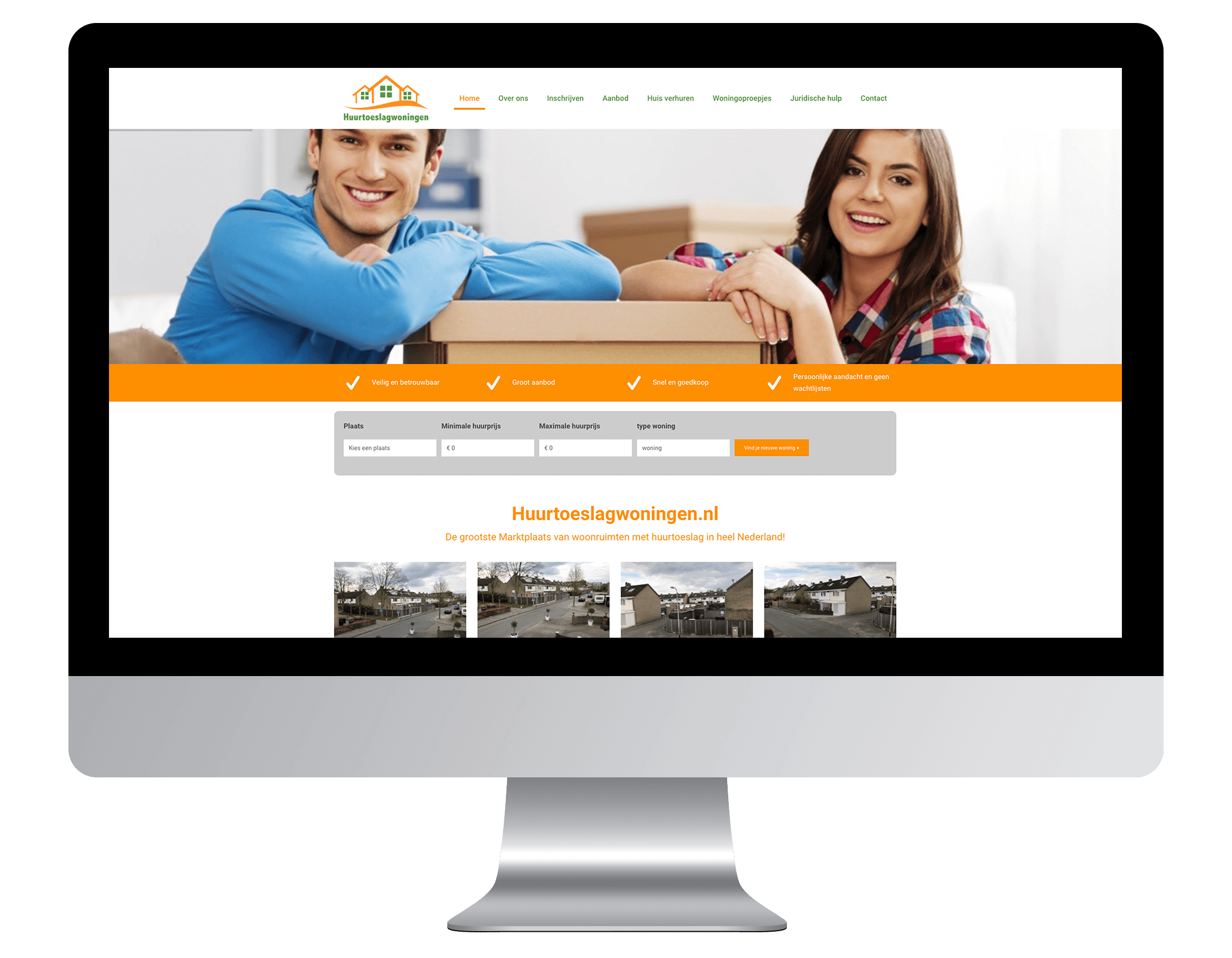 Een website laten maken door Huurtoeslagwoningen