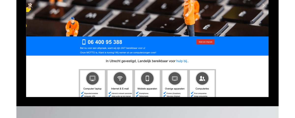 Een website laten maken door Slimme Computerhulp