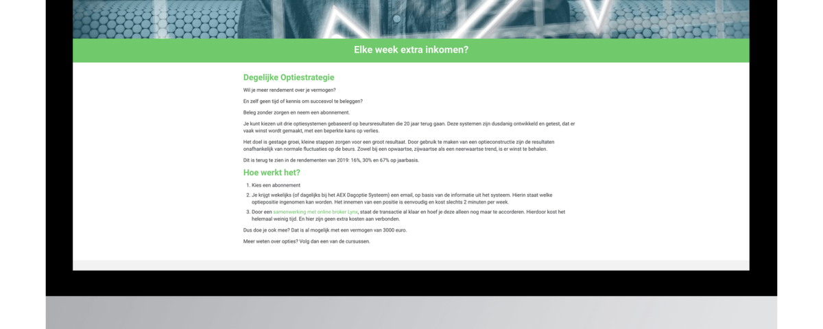 Webshop laten maken door Elke Week Geld