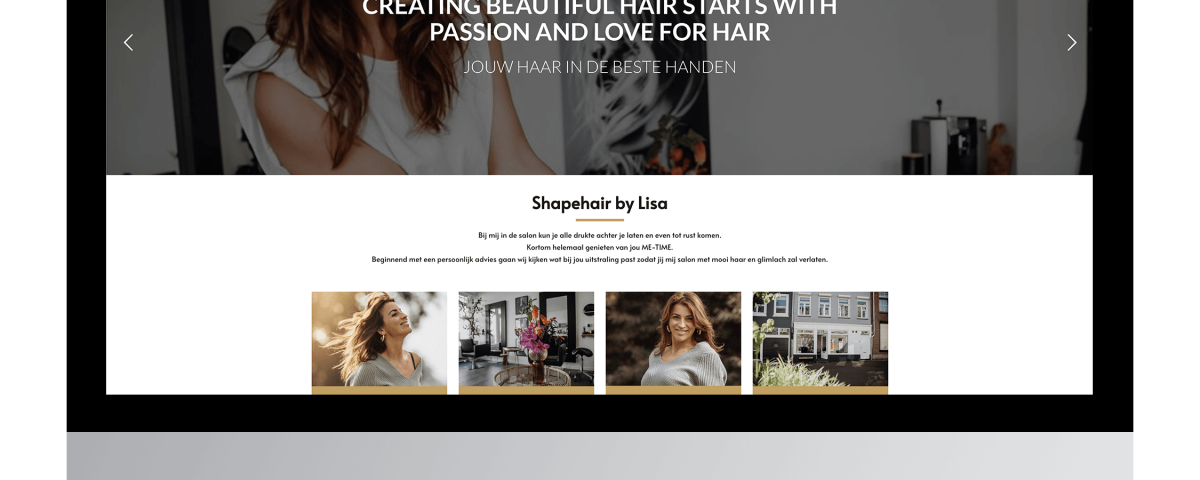 Nieuwe website