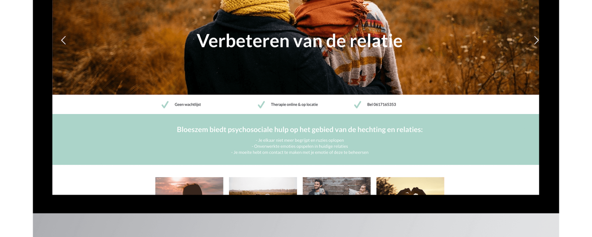 De nieuwe website van Bloeszem