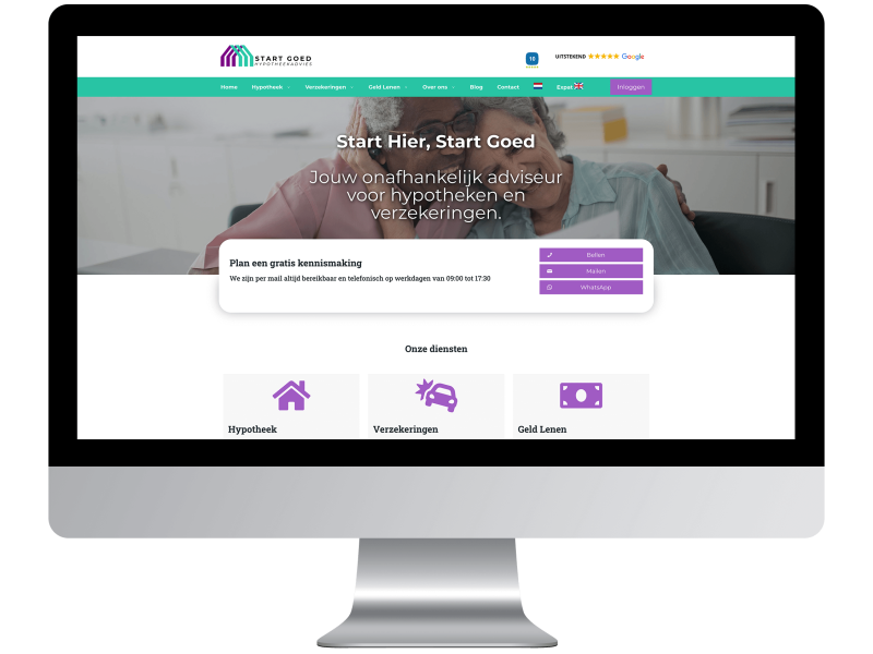 Website van Startgoed