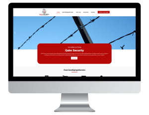 Website van Qalm Security gemaakt door Chucks