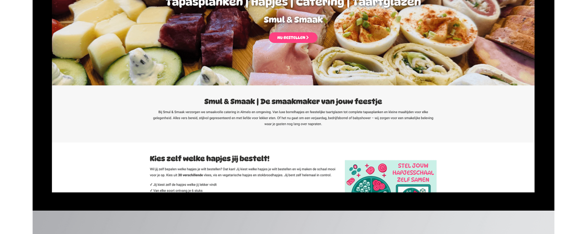 Webshop voor Smul en Smaak laten maken
