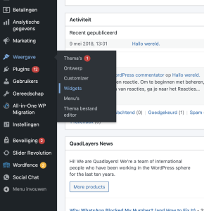 contact gegevens aanpassen op de website