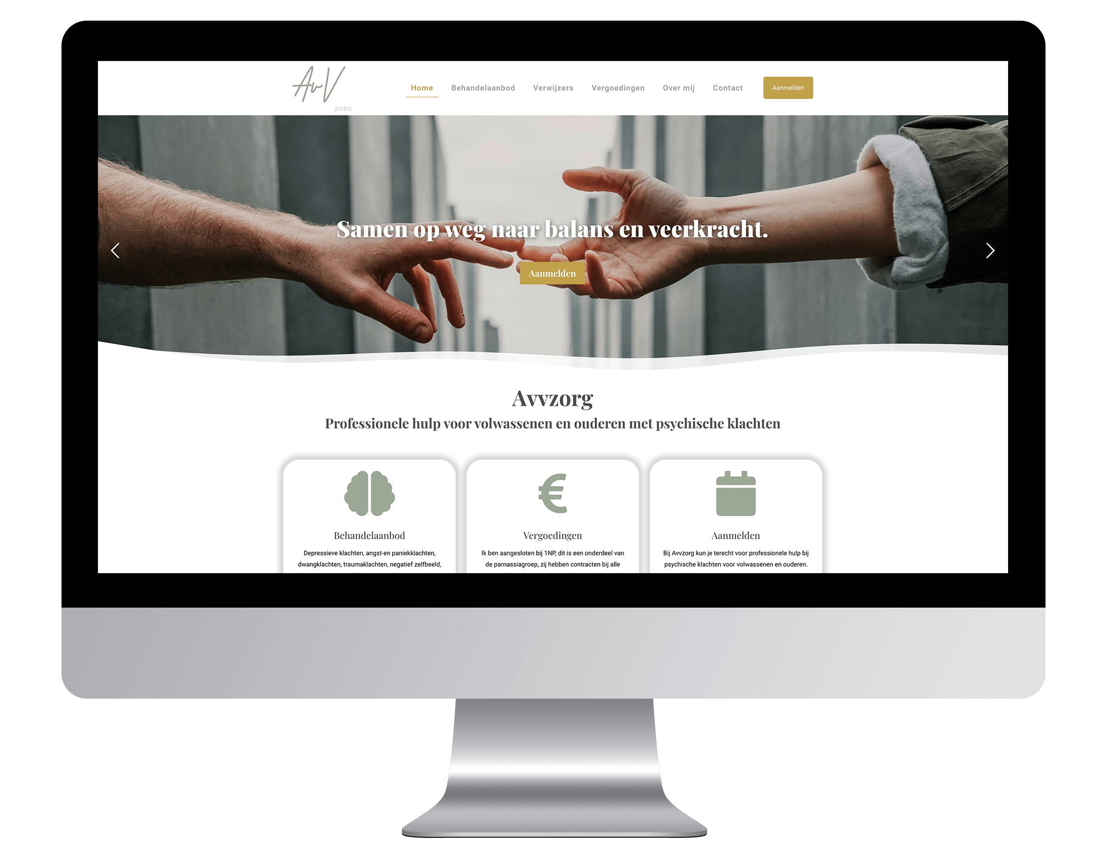 Nieuwe website laten maken voor AVV Zorg