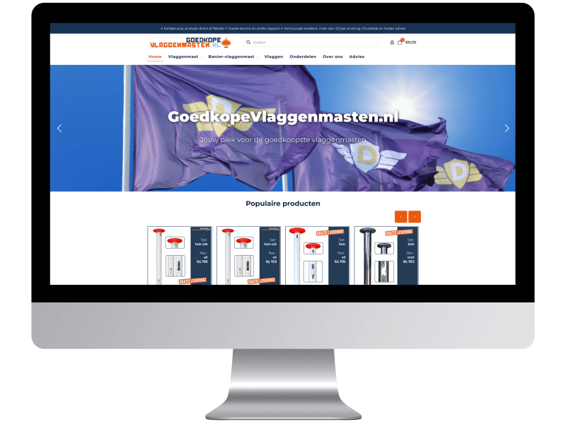 Nieuwe webshop gemaakt