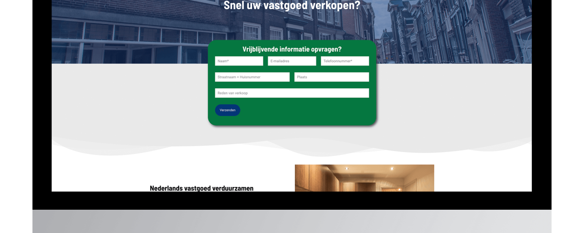 Nieuwe website gebouwd