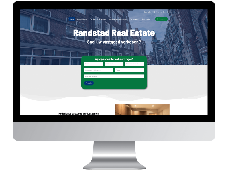 Nieuwe website gebouwd